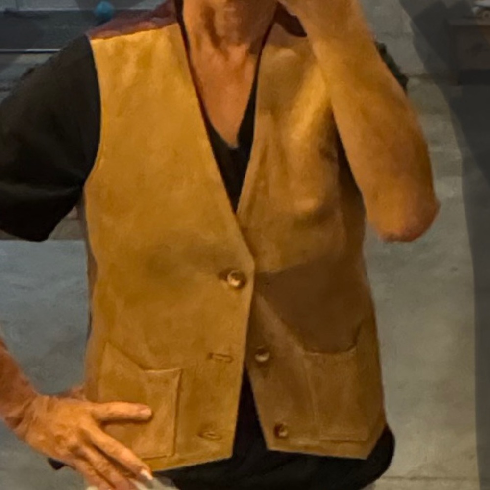 Randy Nichols leather Vest! Beautiful and unique!